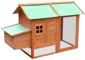 vidaXL Κοτέτσι 170 x 81 x 110 εκ. από Μασίφ Ξύλο Πεύκου και Ελάτης