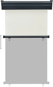 vidaXL Σκίαστρο Βεράντας Πλαϊνό Κρεμ 105 x 250 εκ.