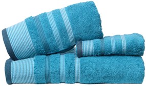 Πετσέτα Προσώπου 50x100 Χαβάη Πετρόλ Viopros