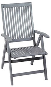 Πολυθρόνα Πτυσσόμενη ESP-5 EN Light Grey 59X73X108 cm