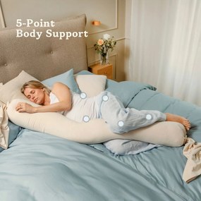 Μαξιλάρι Εγκυμοσύνης bbhugme, Soft White