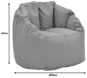 Πούφ Πολυθρόνα Kerlon Αδιάβροχο Μπλε Φ80x65εκ. 80x80x65 εκ.