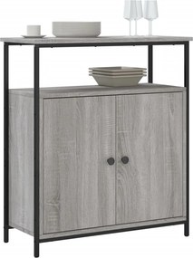 vidaXL Ντουλάπι Γκρι Sonoma 70 x 30 x 80 εκ. από Επεξεργ. Ξύλο