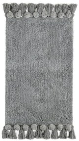 Πατάκι Μπάνιου Fresh Luxury Steel Grey Nima 50X80cm 100% Βαμβάκι