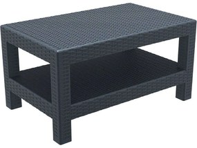 Τραπέζι MONACO Ανθρακί PP 92x57x45cm