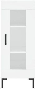 vidaXL Ντουλάπι Λευκό 34,5 x 34 x 180 εκ. από Επεξεργασμένο Ξύλο