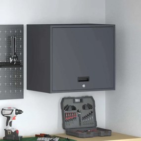 vidaXL Ντουλάπι τοίχου για γκαράζ Ανθρακί 60 x 40 x 53 εκ