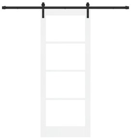 vidaXL Συρόμενη Πόρτα με Σετ Χαλκά 'ORKDAL' Λευκή 83x211 cm