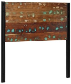 vidaXL κεφαλάρι 100 cm από μασίφ ξύλο και σίδερο