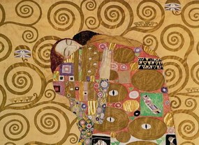Αναπαραγωγή Fulfilment (Stoclet Frieze) c.1905-09, Gustav Klimt