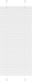 vidaXL Πλισέ περσίδα Λευκό 55x150 cm Πλάτος υφάσματος 54,4 cm