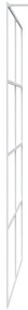 Διαχωριστικό Ντουζιέρας Λευκό 140x195 εκ. από Διάφανο Γυαλί ESG - Λευκό