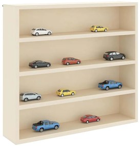 vidaXL Ξύλινη βιτρίνα συλλεκτών Καφέ 40 x 8.5 x 37 εκ. Κόντρα πλακέ