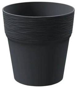 Γλάστρα (Φ17.5x17.9) Marhome Furu Ανθρακί 09-DFA175-S433