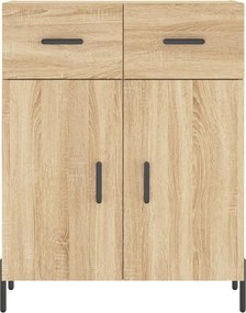 vidaXL Ντουλάπι Sonoma Δρυς 69,5 x 34 x 90 εκ. από Επεξεργασμένο Ξύλο