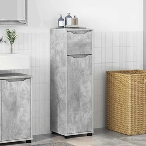 vidaXL Ντουλάπι Μπάνιου Σκυρόδεμα Γκρι 30,5 x 30 x 101 εκ