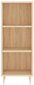 vidaXL Μπουφές Sonoma δρυς 34,5 x 34 x 180 εκ. από Επεξεργασμένο Ξύλο