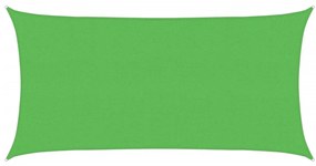 vidaXL Πανί Σκίασης Ορθογώνιο Ανοιχτό Πράσινο 2x3,5 μ. HDPE 160 γρ./μ²