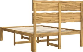 vidaXL Διπλό Κρεβάτι με Κεφαλάρι ROSTOCK Λευκό 150 x 200 cm