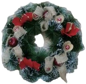 Χριστουγεννιάτικo Διακοσμητικό Στεφάνι 30εκ.