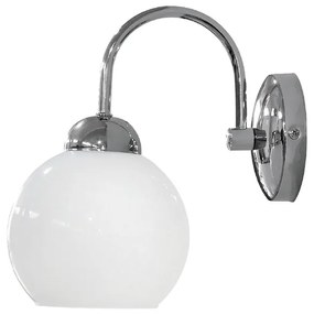 Φωτιστικό Μπάνιου Heronia Ovo Nikel/White 31-1207