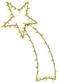 vidaXL Χριστουγεννιάτικα Φωτάκια Shooting Star Silhouette 115 LED