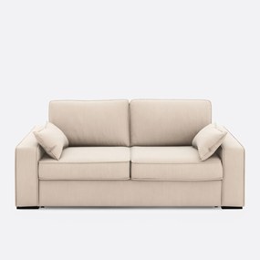 Καναπές-κρεβάτι με βελούδινο κοτλέ ύφασμα, Cecilia