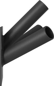 vidaXL Στήριγμα Σημαίας Μαύρο 10,5 x 7,5 x 0,2 εκ. Ατσάλι