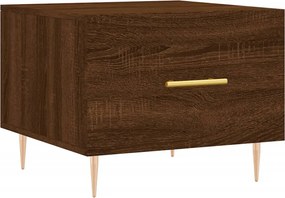 vidaXL Τραπεζάκια Σαλονιού 2 τεμ Brown Oak 50x50x40 εκ Επεξ. Ξύλο
