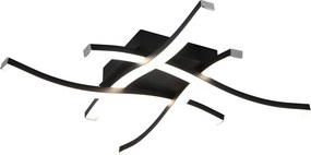 Φωτιστικό Πλαφονιέρα LED RL Route Black R62474432