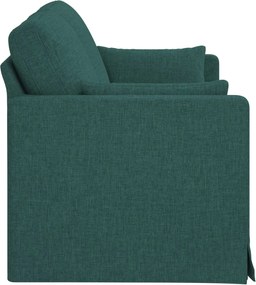 vidaXL Καναπές Σκούρο Πράσινο