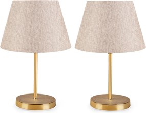 Table Lamp Set (2 Pieces) AYD - 2337 Cream