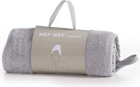 Πετσέτα Μαλλιών - Τουρμπάνι (24x61) Nef-Nef Homeware Sandy Grey