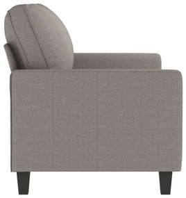 vidaXL Καναπές Διθέσιος Taupe 140 εκ. Υφασμάτινος
