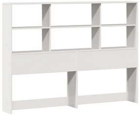 vidaXL Κρεβάτι Βιβλιοθήκη Χωρίς Στρώμα 120x200 εκ Μασίφ Ξύλο Πεύκο