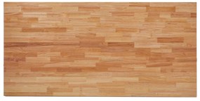 Τραπέζι Τραπεζαρίας ArteLibre DRYOPIS Φυσικό/Μαύρο Ξύλο/Μέταλλο 200x100x75cm