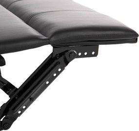 ΠΟΛΥΘΡΟΝΑ ΜΑΣΑΖ HAPPER HM9785.11 ΜΑΥΡΟ PU 76x94x102Υ εκ.