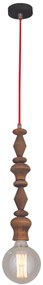 HL-027R-1 MELODY AGED WOOD PENDANT HOMELIGHTING 77-2723
