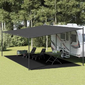 vidaXL Χαλί Σκηνής Μαύρο 400 x 600 εκ.