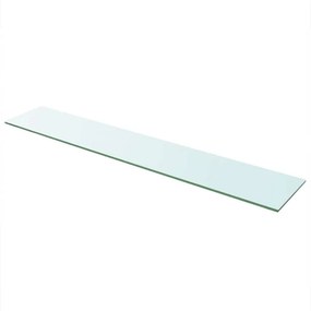 vidaXL Ράφια Πάνελ 2 τεμ. Διάφανα 110 x 20 εκ. Γυάλινα