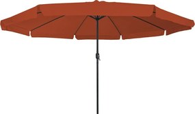 vidaXL Ομπρέλα Κήπου Τερακότα 394 x 394 x 248 εκ