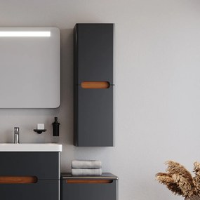 Στήλη MASAL Ανθρακί MDF 18mm Λάκα 35 3CMAS035ANM κρεμαστή 3CMAS035ANM