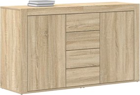 vidaXL Πλαϊνό γραφείο Δρύς Sonoma 120 x 36 x 69 εκ Επεξεργασμένο Ξύλο