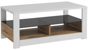 Τραπέζι Σαλονιού Aydos 382NRC1533 90x45x37cm White-Oak
