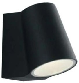 Φωτιστικό Τοίχου - Απλίκα Sintesi LED-SINTESI-AP NERO 6W Led 13x12x7,6cm Black Intec