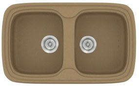 Sanitec Classic 312 Metallic Coffee Νεροχύτης
