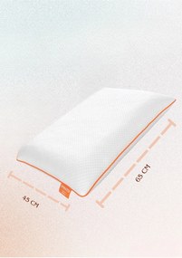 Stewehome Μαξιλάρι με υποστήριξη αυχένα σετ 2 τεμαχίων Λευκό 50x70 cm