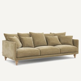 Καναπές από βελούδο stonewashed, Lazare