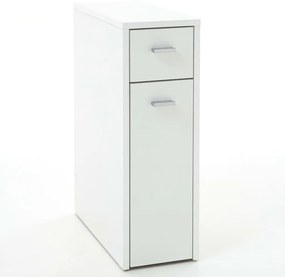 FMD Συρταριέρα με 2 Συρτάρια Λευκή 20 x 45 x 61 εκ. - Λευκό