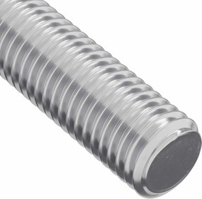 vidaXL Ράβδος Με Σπείρωμα 600 pcs Ασημί Ατσάλι